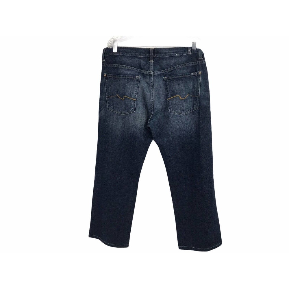 7 For All Mankind Men's Size 34 Austyn Blue Jeans - Picture 5 of 7